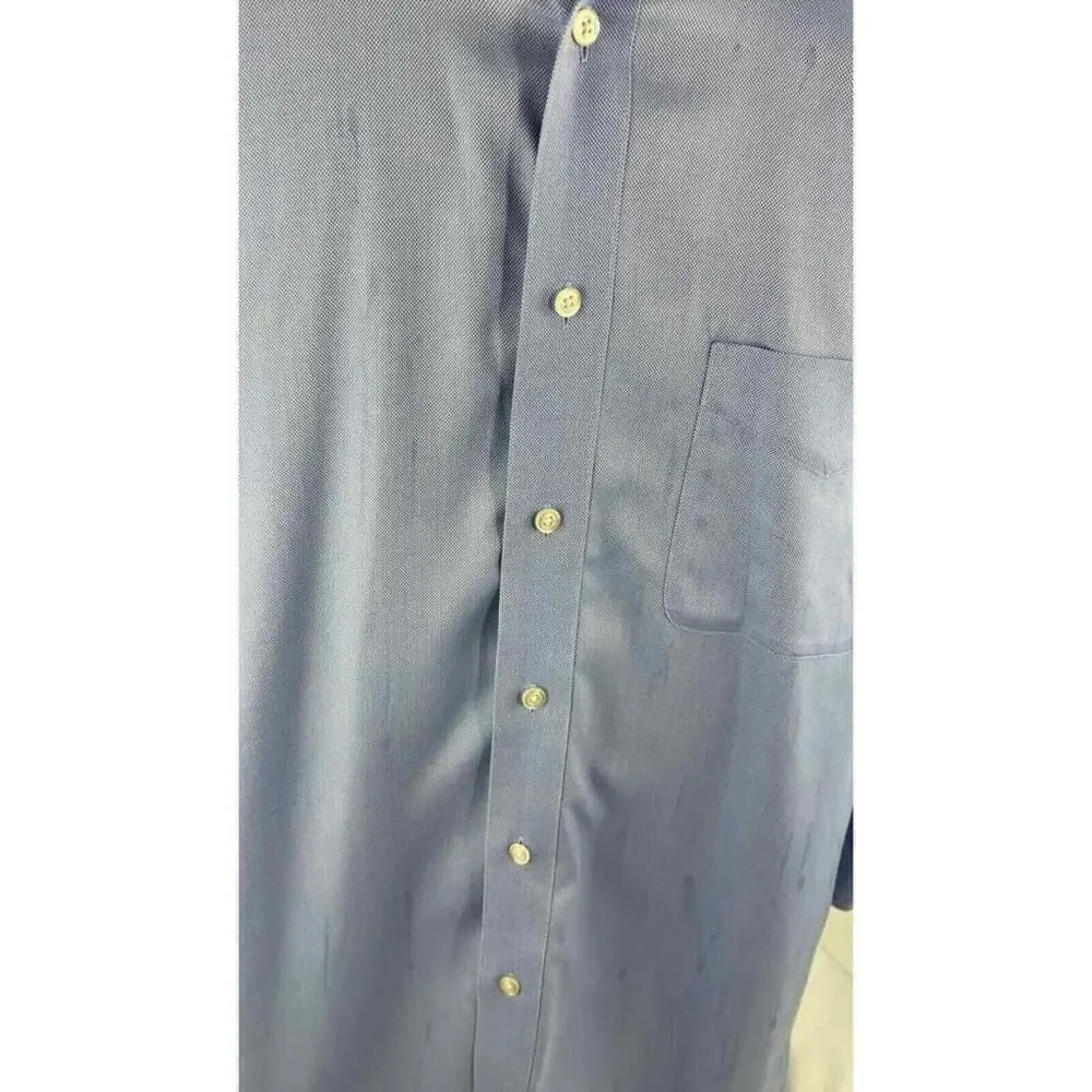 Mens Joseph & Feiss Int’l XLarge Fitted Button Up Shirt Plain Long Sleeve EUC